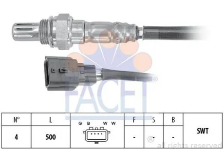 Датчик кисню Captur 0.9 Tce, 1.2 Tce (13-) (10.8094) Facet для FACET 108094 фото товара