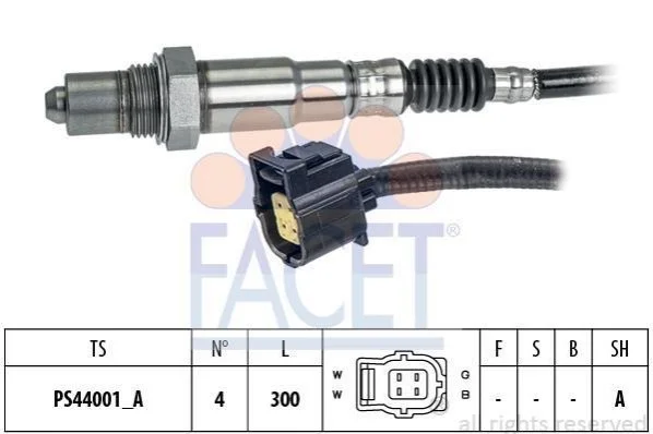<strong>Лямбда-зонд Mercedes Benz W203/204/211/212 M156/272/273 05-> FACET 10.8202 (фото 1)</strong>
