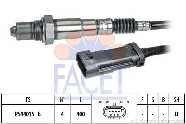 <strong>Датчик кислорода Clio II 1.4, 1.6, 2.0 (99-09) Facet FACET 108283 (фото 1)</strong>