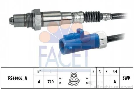 Лямбда-зонд Ford Connect 1.6 EcoBoost 13-> для Ford, Volvo FACET 10.8297 фото товару