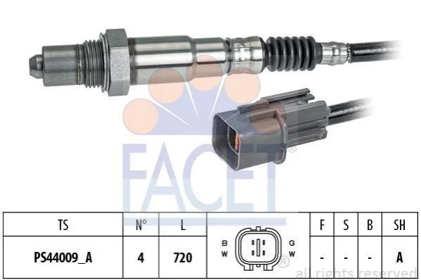 <strong>Лямбда-зонд Hyundai Elantra/i30 / Kia Ceed/Rio 1.4/1.6i 04-> FACET 10.8345 (фото 1)</strong>