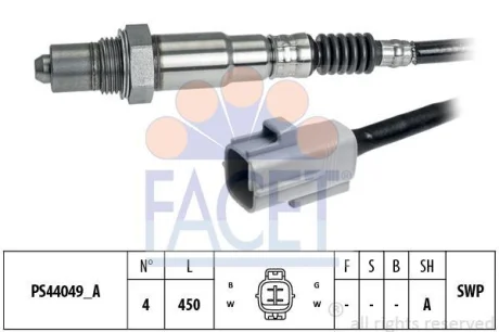 Датчик кисню (лямбда-зонд) Mitsubishi ASX (10-), Lancer IX (08-) 1.5i, 1.6i (10.8356) Facet для Mitsubishi, Nissan FACET 108356 фото товару