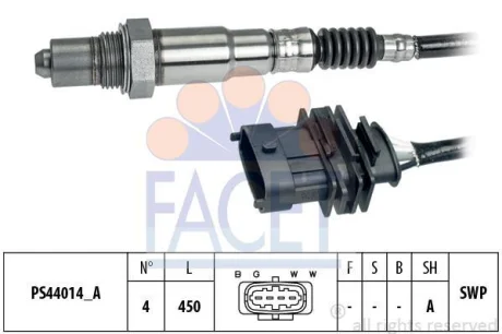 Датчик кисню (лямбда-зонд) Chevrolet Aveo II, Cruze/Opel Astra, Vectra, Insignia 1.2i, 1.4i (10.8362) Facet для Opel FACET 108362 фото товару