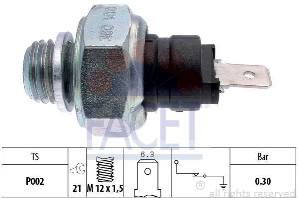 <strong>Датчик тиску оливи OM 601/611 >03 FACET 7.0001 (фото 1)</strong>