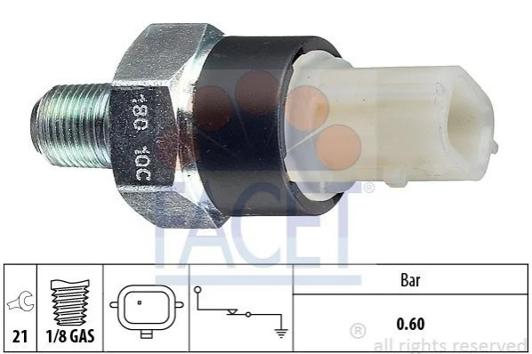 <strong>Датчик давления масла Dacia Dokker 1.2 tce (12-) FACET 7.0180 (фото 1)</strong>