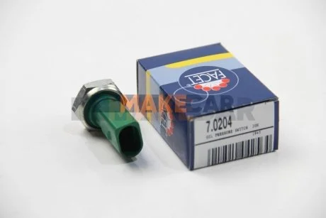 Датчик тиску оливи (0,4bar/2 конт./сірий) Caddy/Crafter/T6/Passat 1.4-2.0TDi 12- для Audi, Volkswagen, Seat, Skoda FACET 7.0204 фото товару