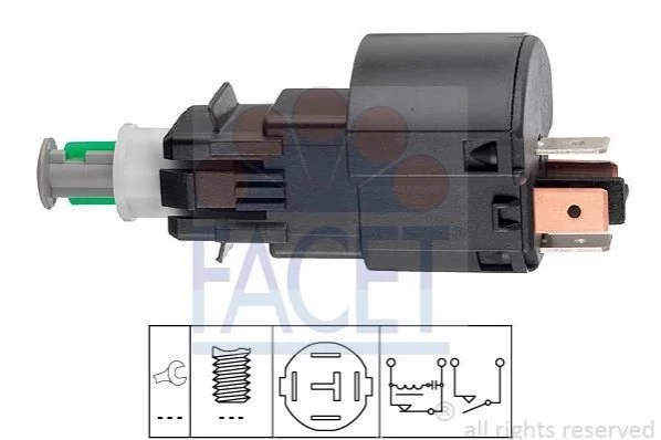 <strong>Датчик педалі тормоза Opel Combo/Omega 94-> FACET 7.1163 (фото 1)</strong>