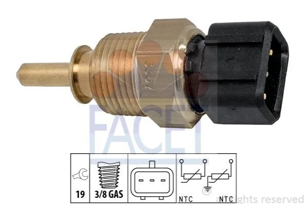 <strong>Датчик температуры охлаждающей жидкости FACET 7.3367 (фото 1)</strong>