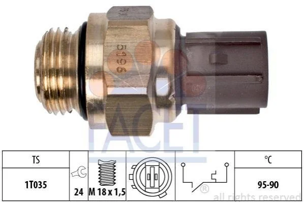 <strong>Датчик увімкнення вентилятора Honda Accord V, VI, VII, Civic IV, V, VI, VII Facet FACET 7.5196 (фото 1)</strong>