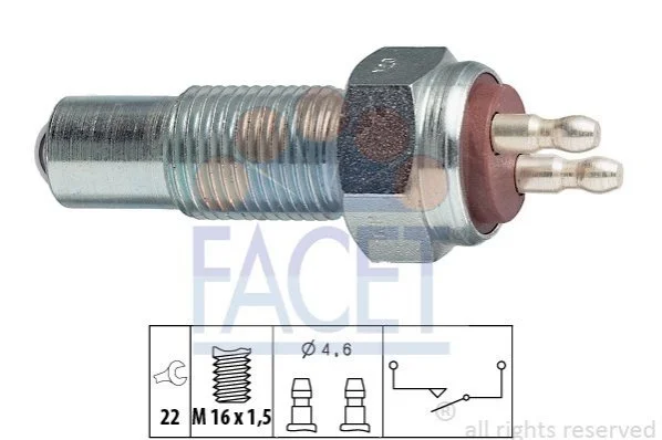 <strong>Перемикач заднього ходу автомобіля FACET 7.6006 (фото 1)</strong>