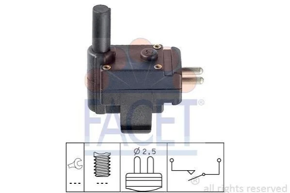 <strong>Датчик вмикання заднього хода Mercedes Benz W124/126/140/201 80-> FACET 7.6077 (фото 1)</strong>