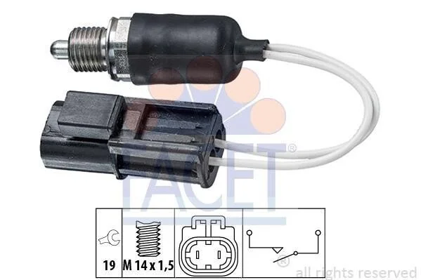 <strong>Датчик заднего хода Nissan Navara, Pathfinder 2.5 DCi (05-) (7.6314) Facet FACET 76314 (фото 1)</strong>