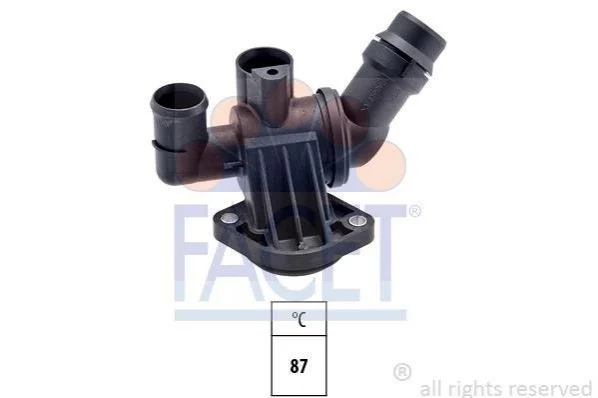 <strong>Термостат Audi A4/A6 2.0 TFSI 04- (87C) FACET 7.8668 (фото 1)</strong>
