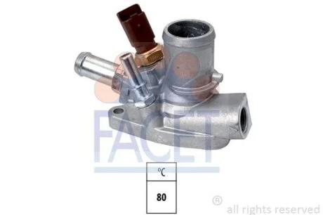 Термостат для Fiat, Lancia, Alfa Romeo, Vauxhall, Opel FACET 7.8701 фото товару