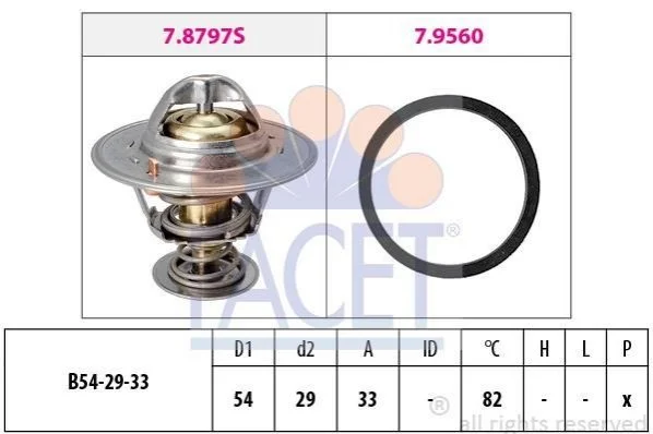 <strong>Термостат Chevrolet Captiva 2.2 d (11-) FACET 7.8797 (фото 1)</strong>