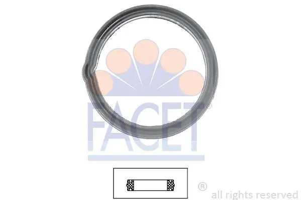 <strong>Прокладання термостату Hyundai i10, Getz/KIA Picanto (7.9608) Facet FACET 79608 (фото 1)</strong>