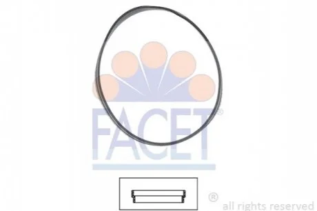 Прокладка термостату для FACET 7.9631 фото товару