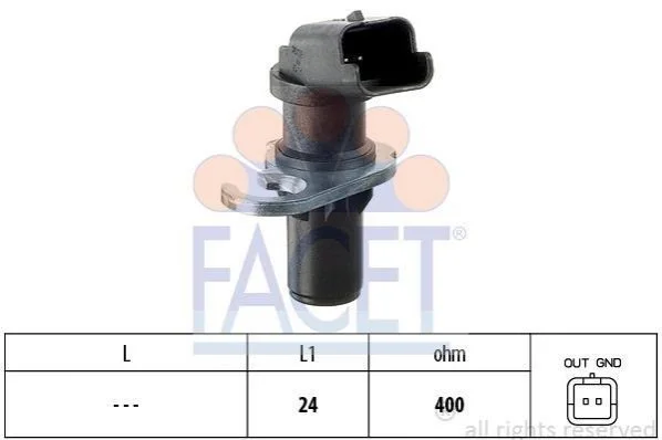 <strong>Датчик положення коленвала Citroen Berlingo / Peugeot Partner 1.6 i 00-> FACET 9.0305 (фото 1)</strong>