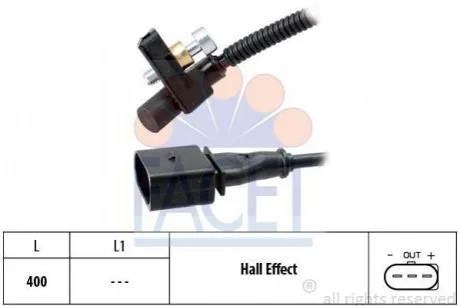 Датчик частоти обертання для Skoda, Volkswagen, Seat FACET 9.0447 фото товару