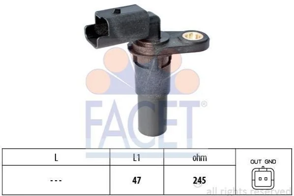 <strong>Датчик колінвалу FACET 9.0536 (фото 1)</strong>