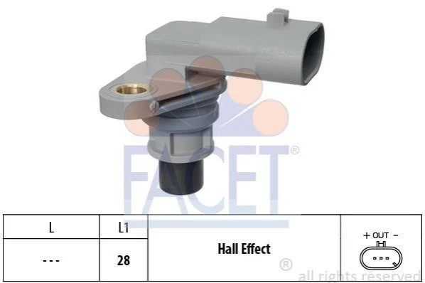 <strong>Датчик положення розподілвалу Fiat Doblo/Ducato / Opel Combo 1.6-2.0 D/CDTI 10-> FACET 9.0626 (фото 1)</strong>