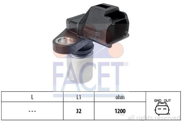 <strong>Датчик положення розподільчого валу FACET 9.0637 (фото 1)</strong>