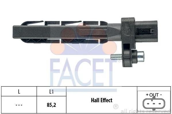 <strong>Датчик положення колінчастого вала FACET 9.0758 (фото 1)</strong>
