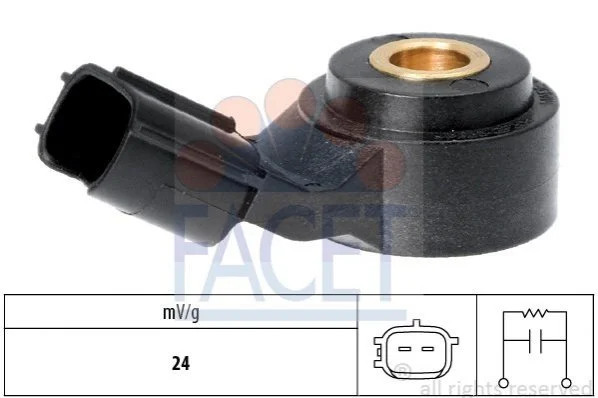 <strong>Датчик детонації Toyota Avensis/Camry/Corolla/Land Cruiser/Rav 4/Yaris 03-> FACET 9.3018 (фото 1)</strong>