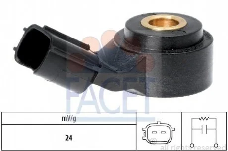 Датчик детонації Toyota Avensis/Camry/Corolla/Land Cruiser/Rav 4/Yaris 03-> для FACET 9.3018 фото товару