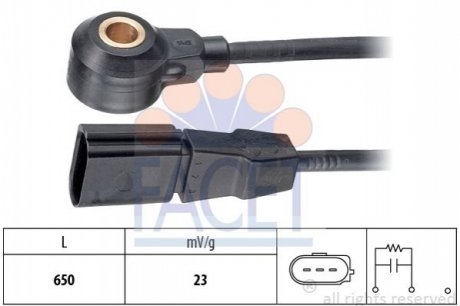 Датчик детонації FACET 9.3162 фото товару