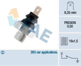 Датчик тиску масла FAE 11270 (фото 1)