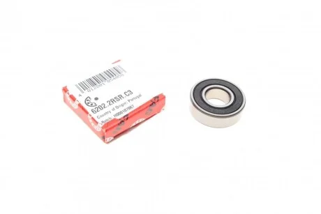 Підшипник генератора для Jaguar, Ford FAG 6202.2RSR.C3 фото товару