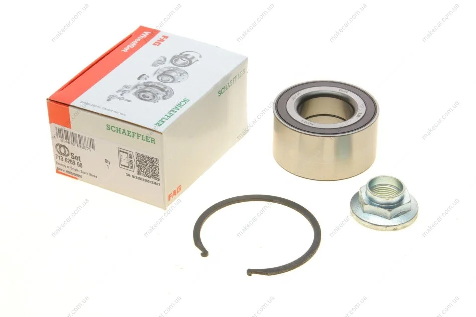 <strong>Комплект підшипника маточини колеса FAG 713626960 (фото 1)</strong>