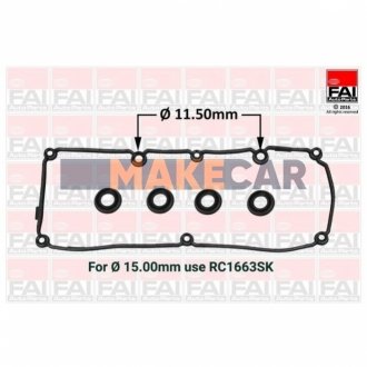 VW Прокладка крышки головки цилиндра Audi A1/3,Skoda Fabia II,Octavia II,Rapid,SuperB,Caddy III,Golf VI,Passat 1.6TDI 09- FAI RC1662SK фото товара