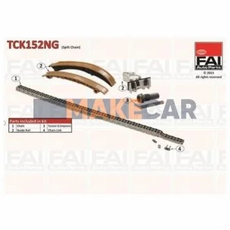 Ланцюг ГРМ M104, M111 W124/201 для BMW, Mercedes FAI TCK152NG фото товару