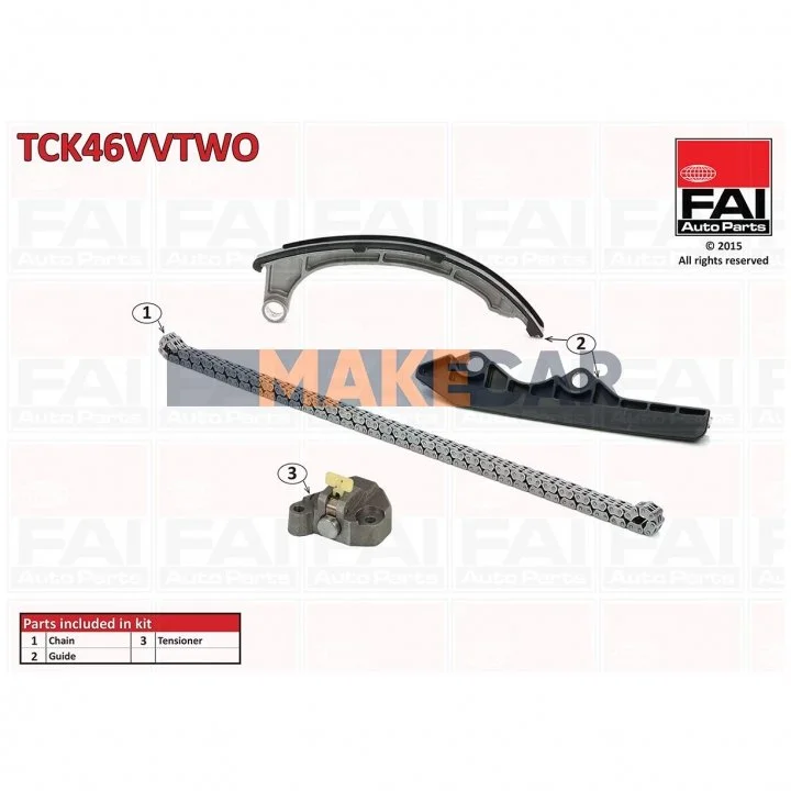 <strong>Комплект ланцюга ГРМ FAI TCK46VVTWO (фото 1)</strong>