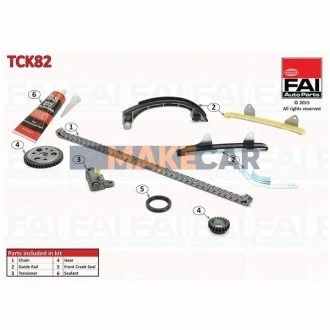 Комплект ланцюга ГРМ для Toyota FAI TCK82 фото товару