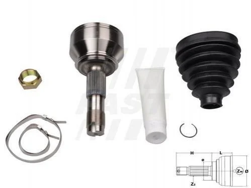 <strong>ШРКШ зовн.Citroen Jumper 2.2HDI 06- FAST FT25079K (фото 1)</strong>