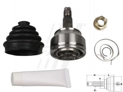 <strong>ШРКШ зовн. Fiat Bravo II 1.4,1.6D,1.9D 07-, Doblo 09- FAST FT25083K (фото 1)</strong>