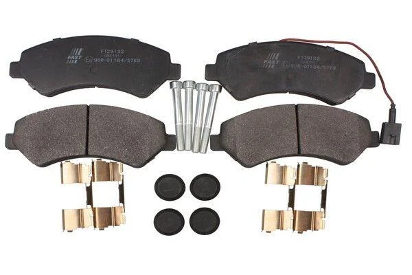 <strong>Колодки Гальмівні FIAT Ducato 06- Перед 1-Датчик 20Q Spring 74Mm FAST FT29132 (фото 1)</strong>
