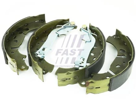 Колодки гальмівні барабанні FIAT Fiorino 07-, Grande Punto 05-10, Qubo 08-19, Linea 07-18; PEUGEOT Bipper 08-17; CITROEN Nemo 08-17; OPEL Corsa D 06-15, Corsa E 14-14, Adam 13-19 для FAST FT30061 фото товара