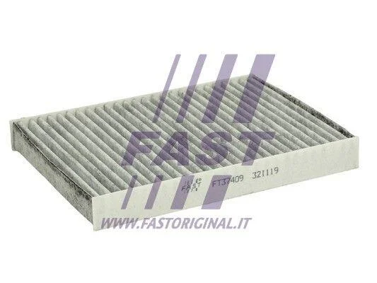<strong>Фільтр салону вугільний прямий FIAT Doblo 00-13, Punto 03-10, Idea 03-12, Palio 96-20; LANCIA Musa 04-12 FAST FT37409 (фото 1)</strong>