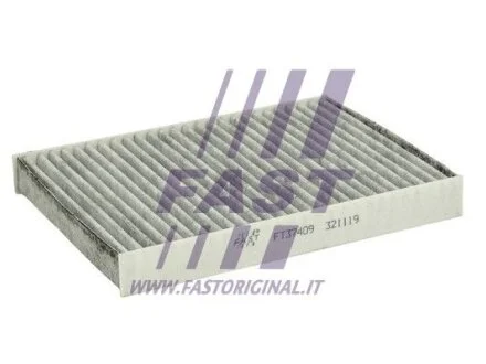 Фільтр салону вугільний прямий FIAT Doblo 00-13, Punto 03-10, Idea 03-12, Palio 96-20; LANCIA Musa 04-12 для FAST FT37409 фото товару
