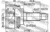 Купити ШРКШ зовн. (23/27z D55/82mm) FORESTER/IMPREZA 1.6-2.5 00-12 FEBEST 0810-S11A44 за низькою ціною в Україні (фото 2)