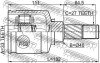 Купити ШРКШ внутр. L 40x182 DUSTER 1.5-2.0 11- 27z/33z FEBEST 2411-DUSTAWDLH за низькою ціною в Україні (фото 2)