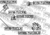 Сайлентблок передньої подушки двигуна HYUNDAI TUCSON 2004-2010 (вир-во) FEBEST HYMB-TUCFR (фото 2)
