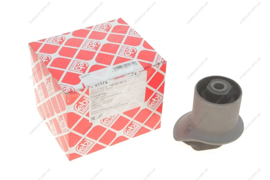 <strong>Сайлентблок балки підвіски (задн) Лів/Прав SEAT TOLEDO I VW CORRADO, GOLF III, GOLF IV, VENTO 1.4-Electric 08.91-06.02 FEBI BILSTEIN 01172 (фото 1)</strong>