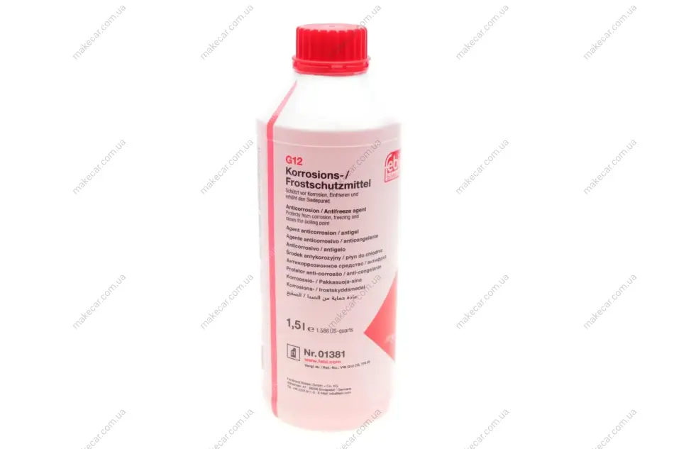 <strong>Антифриз-концентрат G12, 1,5л. червоний FEBI BILSTEIN 01381 (фото 1)</strong>