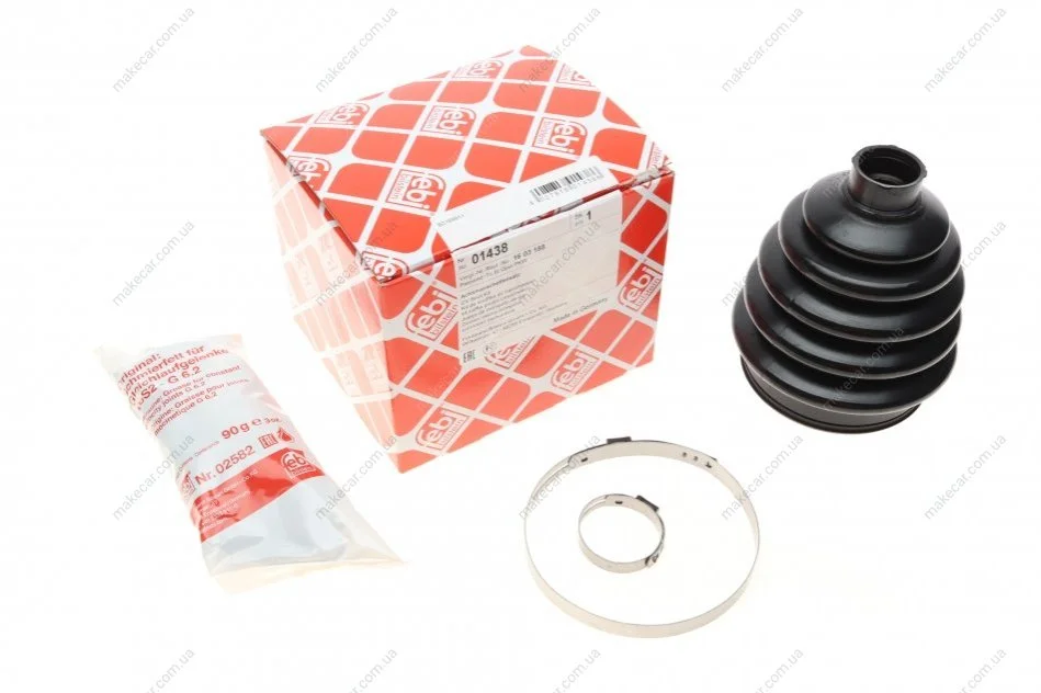 <strong>Ремонтний комплект пильника шруса з елементами монтажу FEBI BILSTEIN 01438 (фото 1)</strong>