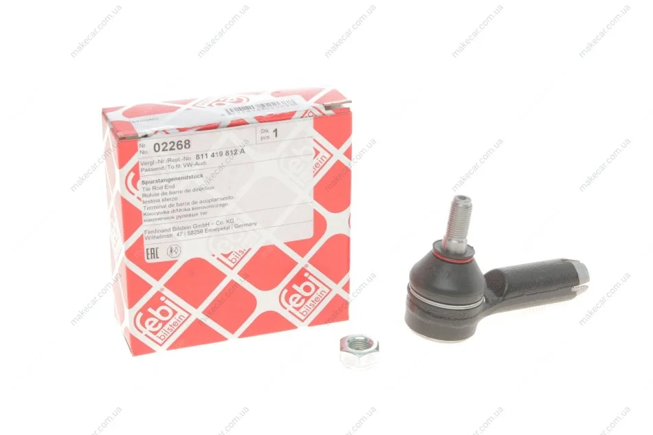 <strong>Наконечник рульової тяги FEBI BILSTEIN 02268 (фото 1)</strong>